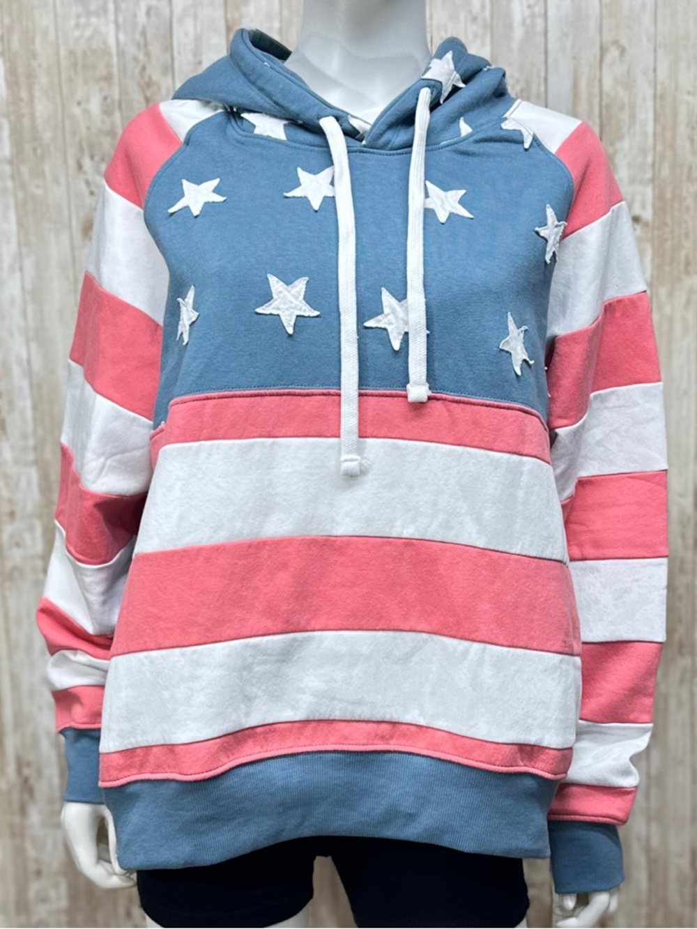Simply Southern Patch USA Hoodie NWT [C39] - Picture 4 of 8